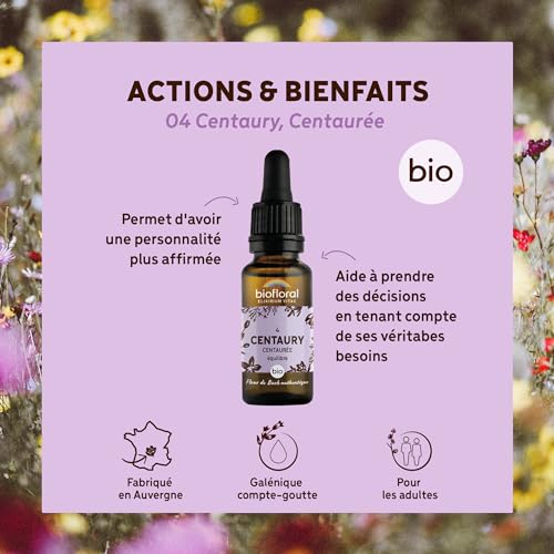 Fleurs de Bach Bio N°4 Centaury - 20ml