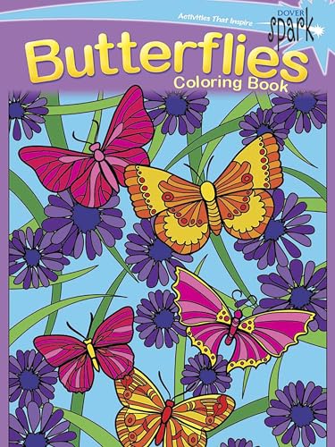 SPARK Butterflies Coloring Book (Dover Butterfly Coloring Books)