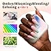 Sponge Pat Paint Nail Gel, 9 Colors Ombre Nails Gradient Gel Blush Blooming Aura Nails Drawing Stripper Floral Painting Nail Art, No Wipe, UV/LED Curing (9 Colors F)