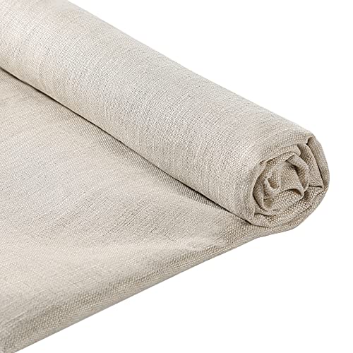 Pllieay 39 x 55 Inch Natural Pure 100% Linen...