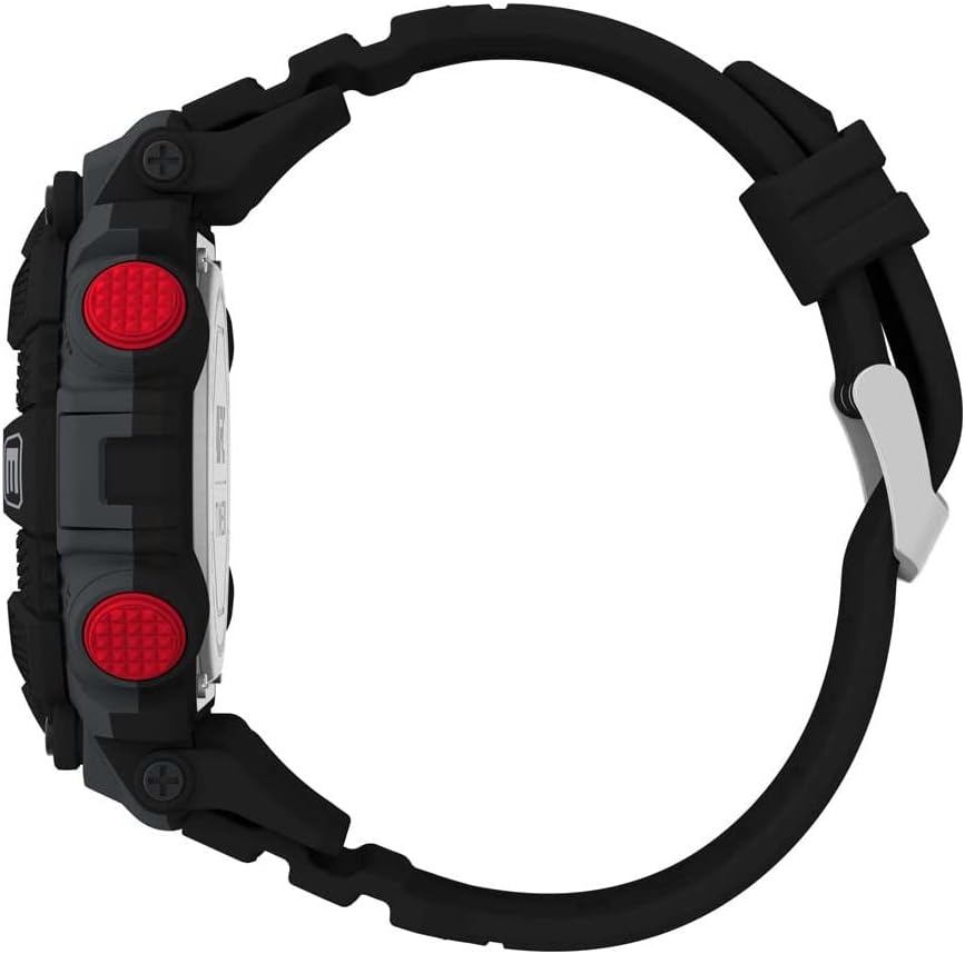 Side profile view of the Timex UFC Redemption 50mm Digital Watch