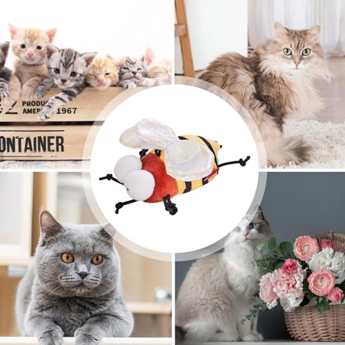 Brinquedos de pelúcia para gatos,Brinquedos confiáveis ​​para limpeza de dentes de gato para gatinho