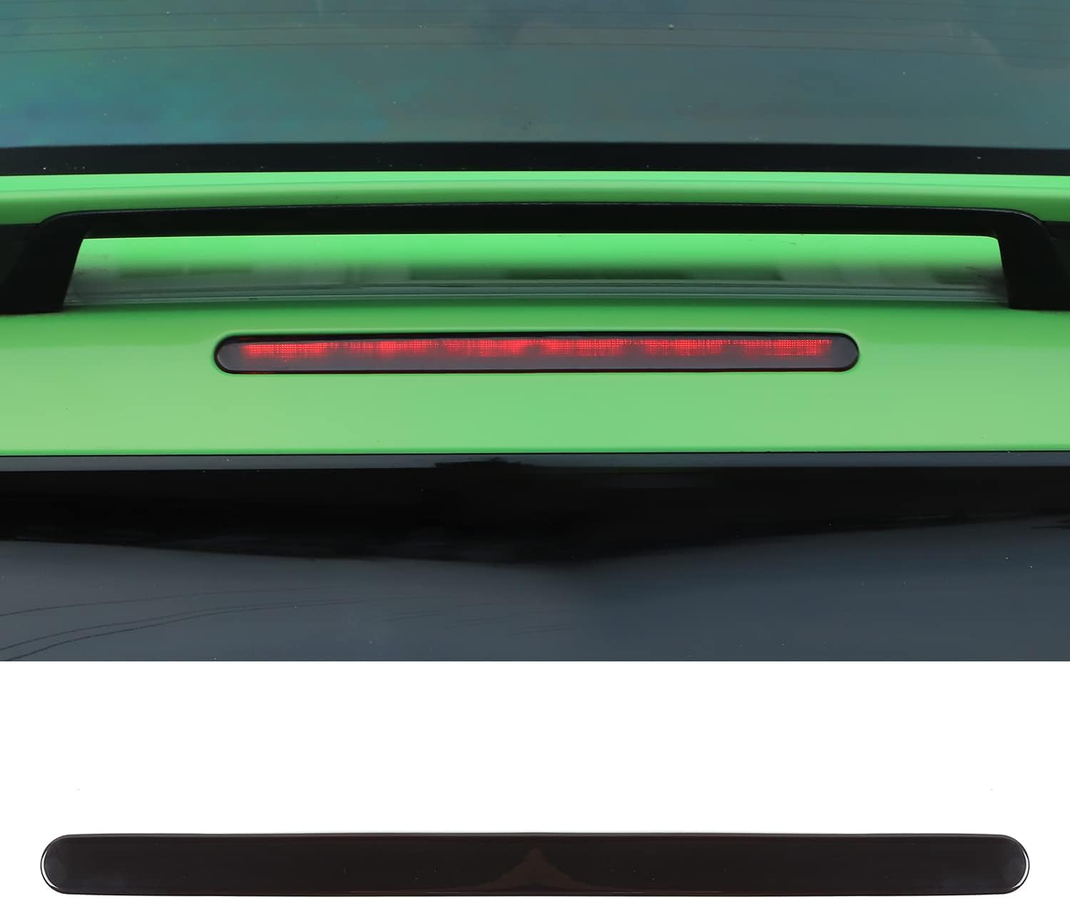 Jimen for Mustang Third Brake Light Trim, High Mount Stop