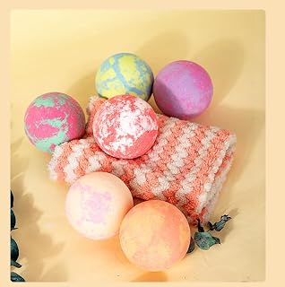 Each 60g 18 Mixed Balls Extract Natural Plant Essential Oils, Mixed Color Bath Balls, Quick Dissolving Bath Salt Balls, Bubble Bath Balls Essential Oil Bath Balls, Explosive Bath Salt Balls