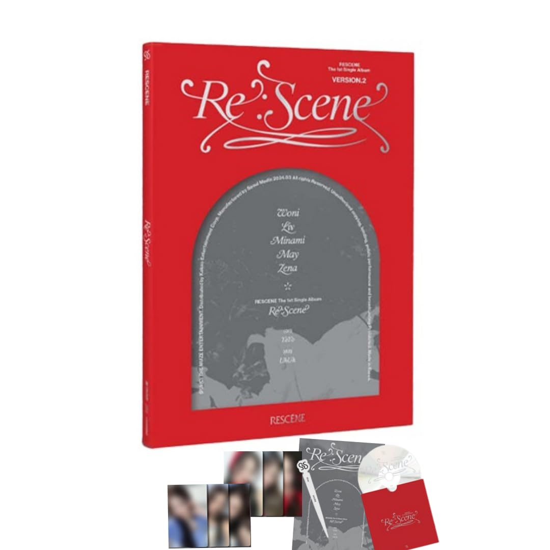 Album CD RESCENE Re:Scene Ver. 2 photobook cartes photo papier buvard