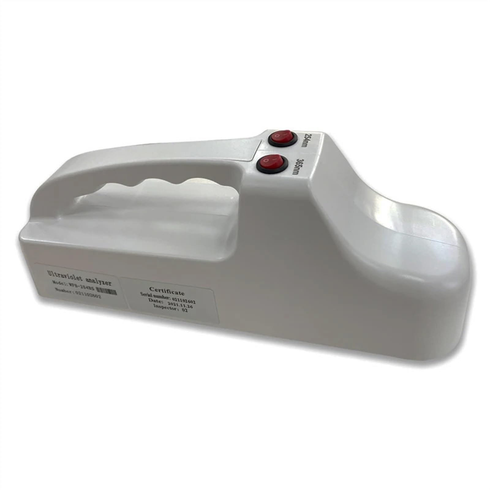 Lámpara UV 2 en 1, analizador ultravioleta de 365nm/254nm, equipo de laboratorio for producción de medicamentos, alimentos, tinte, pintura, biología, investigación científica