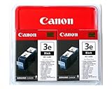 canon pixma ip3000 patronen wechseln Canon Canon BCI-3EBK, 2er Pack, Tintenpatrone für Drucker (Schwarz, i550, i850, Multipass MP700/C755, PIXMA IP3000/4000/5000, S400/500/600/750, Tintenstrahl, 10 – 70%, 10 – 35 °C)