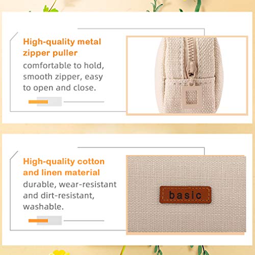 Image of iSuperb Small Pencil Case Pencil Pouch Cute Pen Holder Aesthetic Pen Bag Organizer for Kids Girls Boys Student School Supplies Coin Pouch Cosmetic Bag