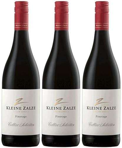 Kleine Zalze Cellar Selection Pinotage Weinpaket | 2020 | Rotwein aus Südafrika (3 x 0.75l) | Trocken | Weine für jeden Geschmack von CAPREO Cover