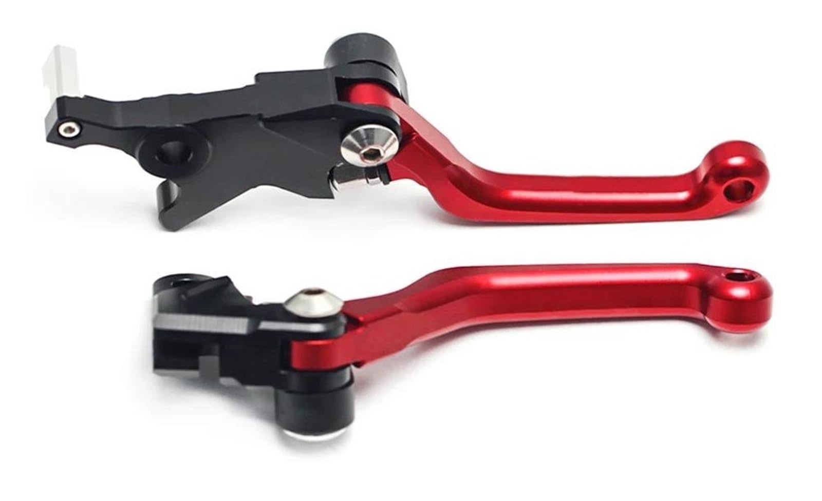 Gimegioyly One Color For Crf250l For Crf300l For Rally 2013-2024 For Crf 250L 300L Pivot Brake Clutch Levers Dirt Bike Handles Clutch Brake Lever Handle(B Red)