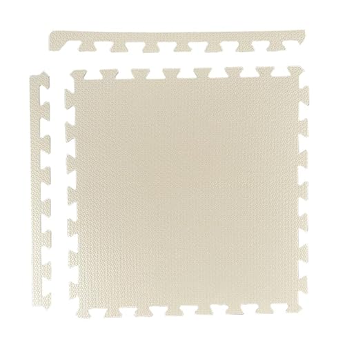 Tatame Tapete EVA Loja da Maria 50x50x2cm 20mm Creme