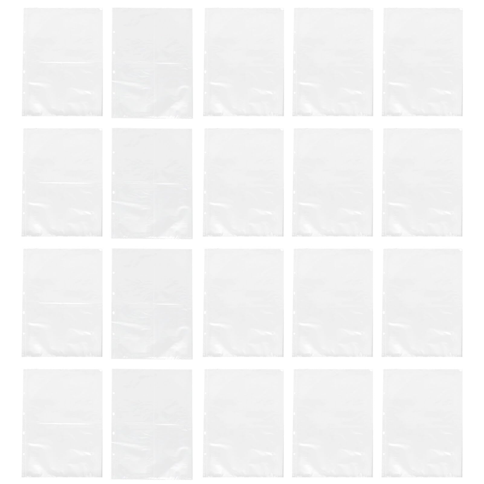 Protezioni per Raccoglitori Trasparenti in Plastica, 40 Pezzi