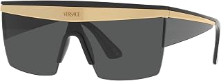 Man Sunglasses Black Frame, Dark Grey Lenses, 0MM