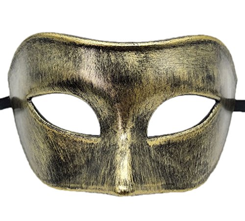 Coolwife Masquerade Mask Vintage Venetian Greek Roman Party Mardi Gras Masks (E Antique Gold Black) #TOP16