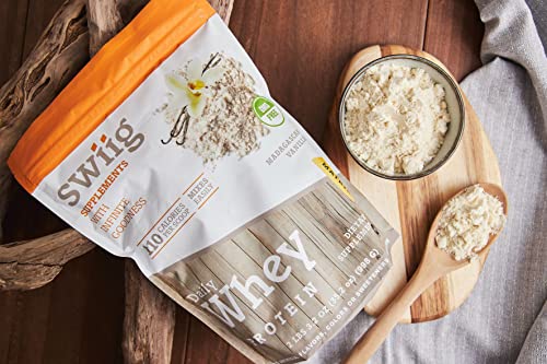 Swiig Daily Whey Protein Matrix (Vanilla, 2.2 Lb) #TOP3