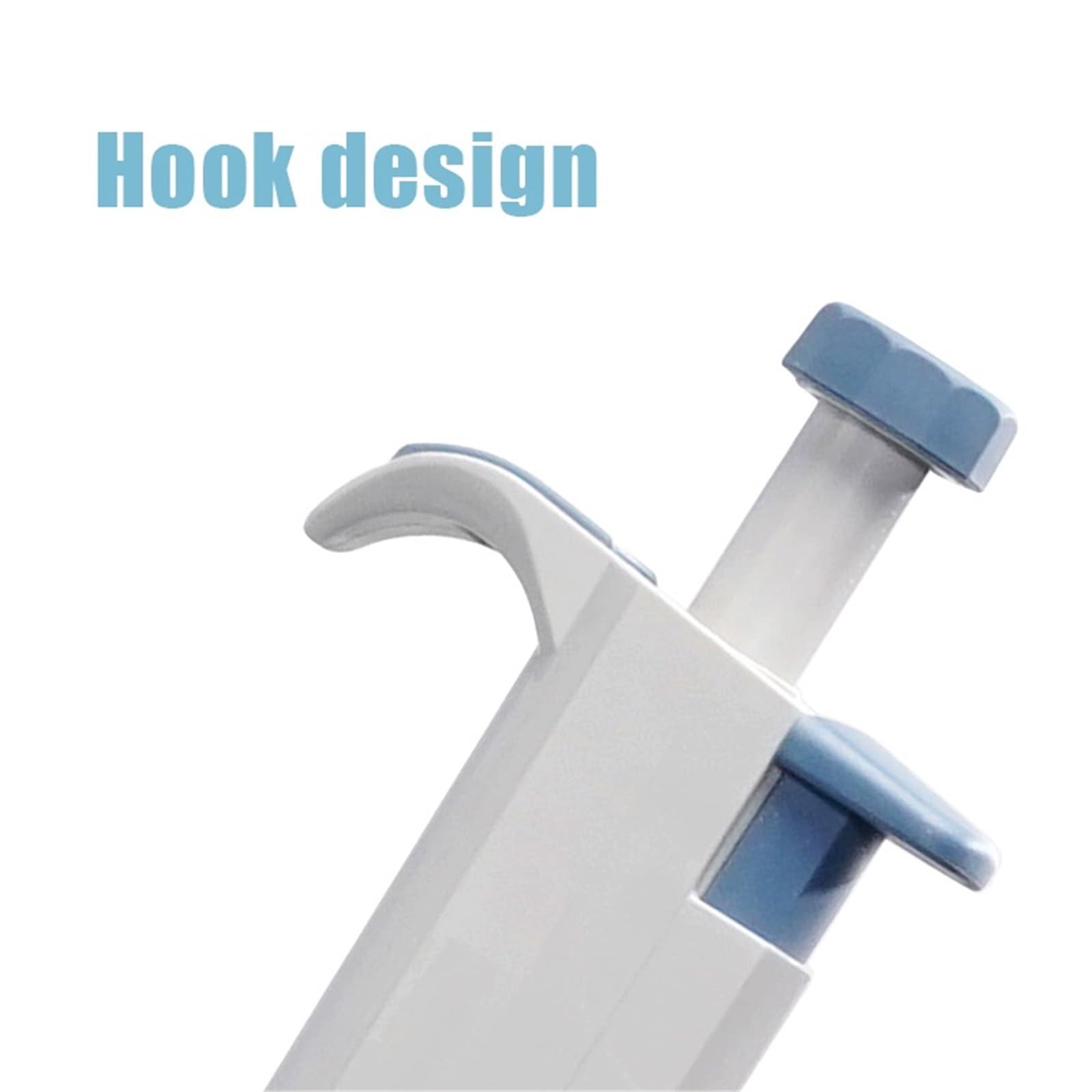 Pipeta Pipeta de laboratorio, pipetas de plástico, gotero manual, digital, ajustable, equipo de laboratorio con puntas de pipeta.(20-200μl)