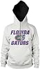 University of Florida Officially Licensed Florida Gators Hoodie White, Medium