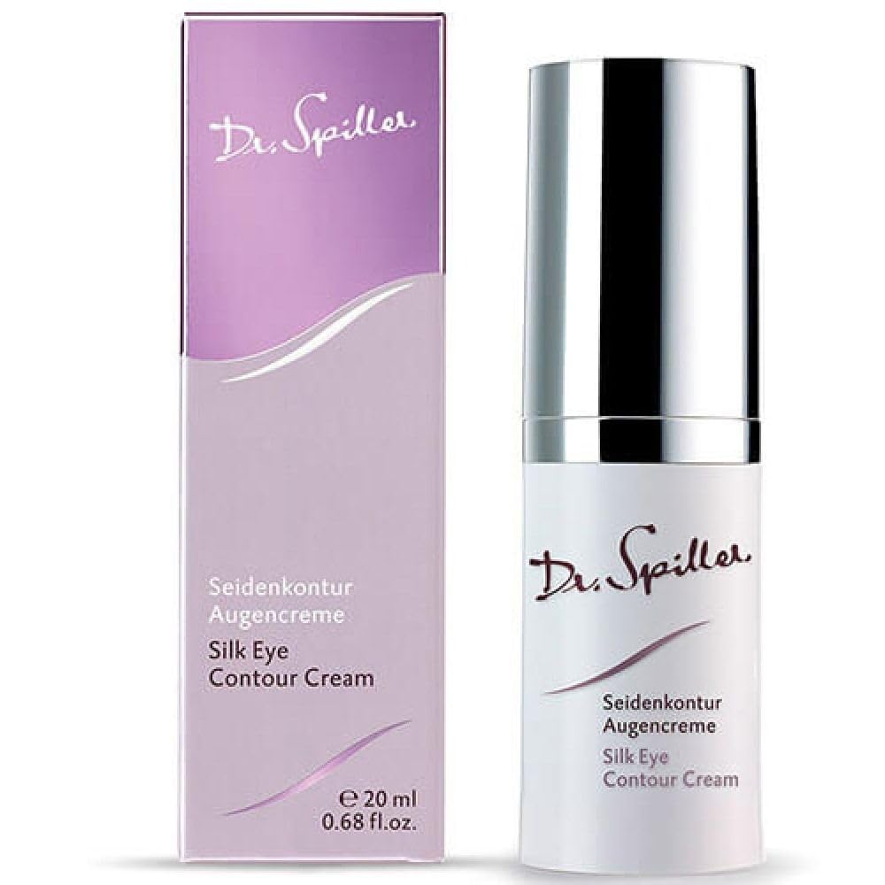 Dr. Spiller Seidenkontur Augencreme – Glättende Pflege mit Seidenproteinen, Mandelöl & Squalan – Revitalisierende Augenpflege für ein strahlendes Hautbild – Sanfte Textur für empfindliche Haut (20 ml)