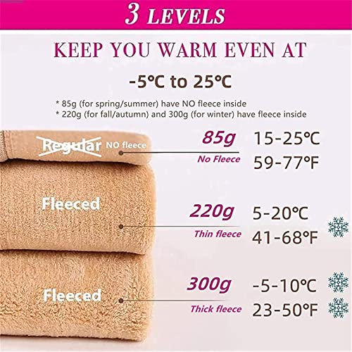 Meias Forradas de Lã Feminino Meia-calça Falsa Translúcida Puro Quente Meias Térmicas Transparentes