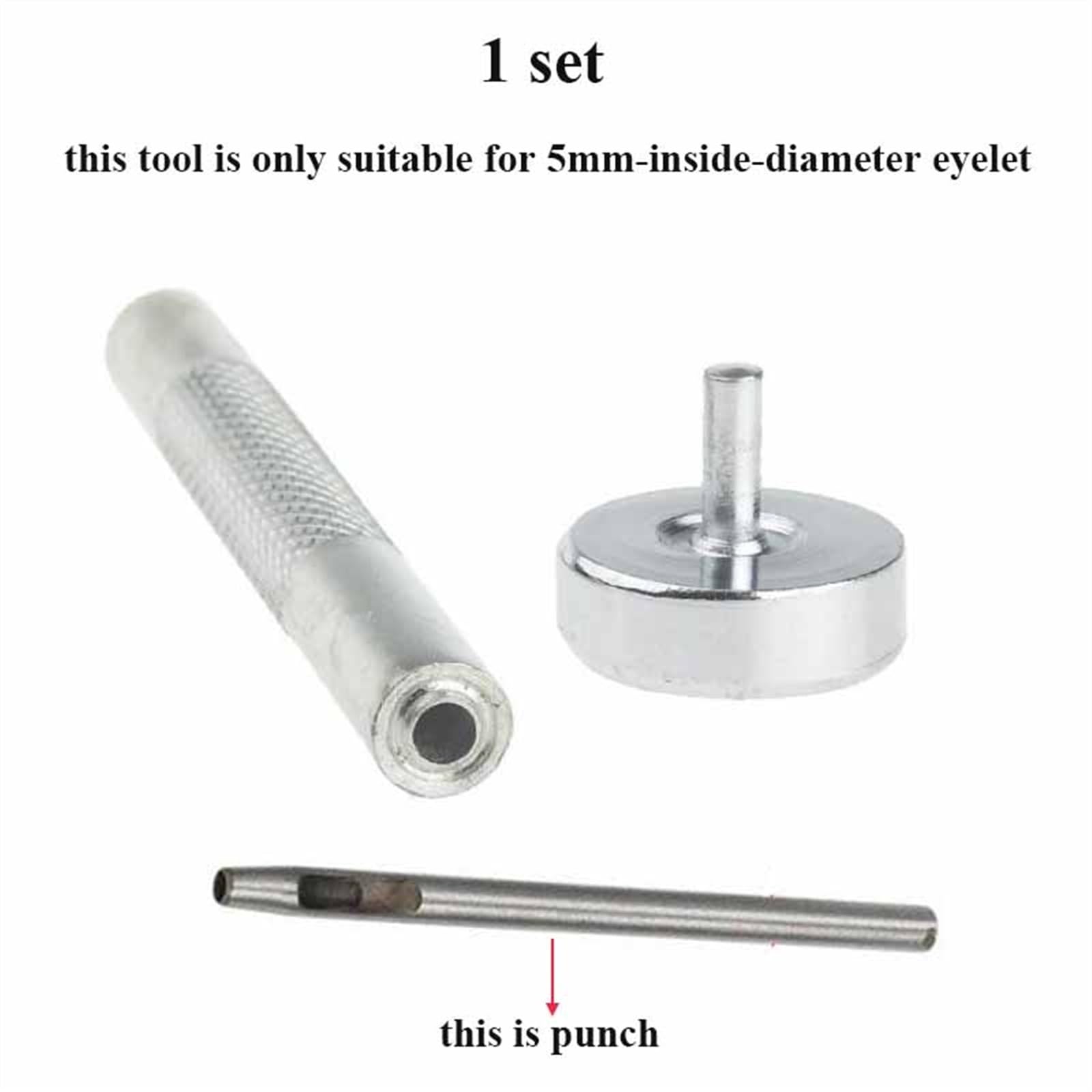 Tnfeeon Kit 100 Occhielli In Metallo Da 4mm Con Rondelle: 4 Colori, Ispessiti Per Scarpe, Abbigliamento, Borse E Artigianato