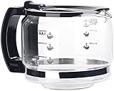 Rosenstein & Söhne Zubehör zu Ersatz-Kanne für vollautomatische Design-Kaffeemaschine KF-506