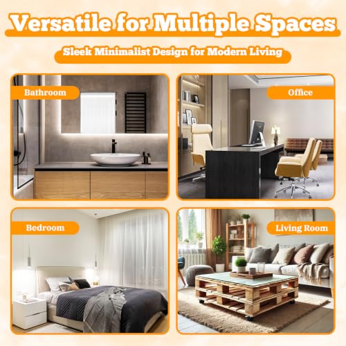 BORDSTRACT Cerradura para Puerta de Bolsillo de Acero Inoxidable Dorada con Perilla para Dormitorio | Compatible con puertas de 35-45mm de grosor, diseño empotrado para baño y dormitorio miniatura 7