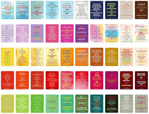 VBK Cartes de Motivation, 50 Cartes Inspirantes Colorées avec Phrases ...