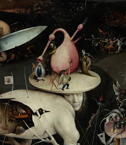 Art Tableau Détail du paradis Bosch pour l'élégance de votre salon moderne 60x90