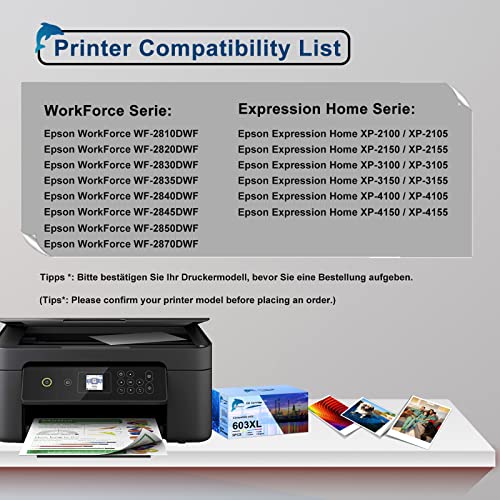 GoToners 603XL Cartucce Compatibili per Epson 603