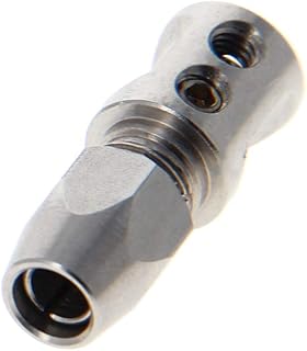 Bettomshin Flex Collet Coupler for 5mm Motor Shaft and 4.76mm Flex Shaft Flexible Coupling RC Boat Reverse