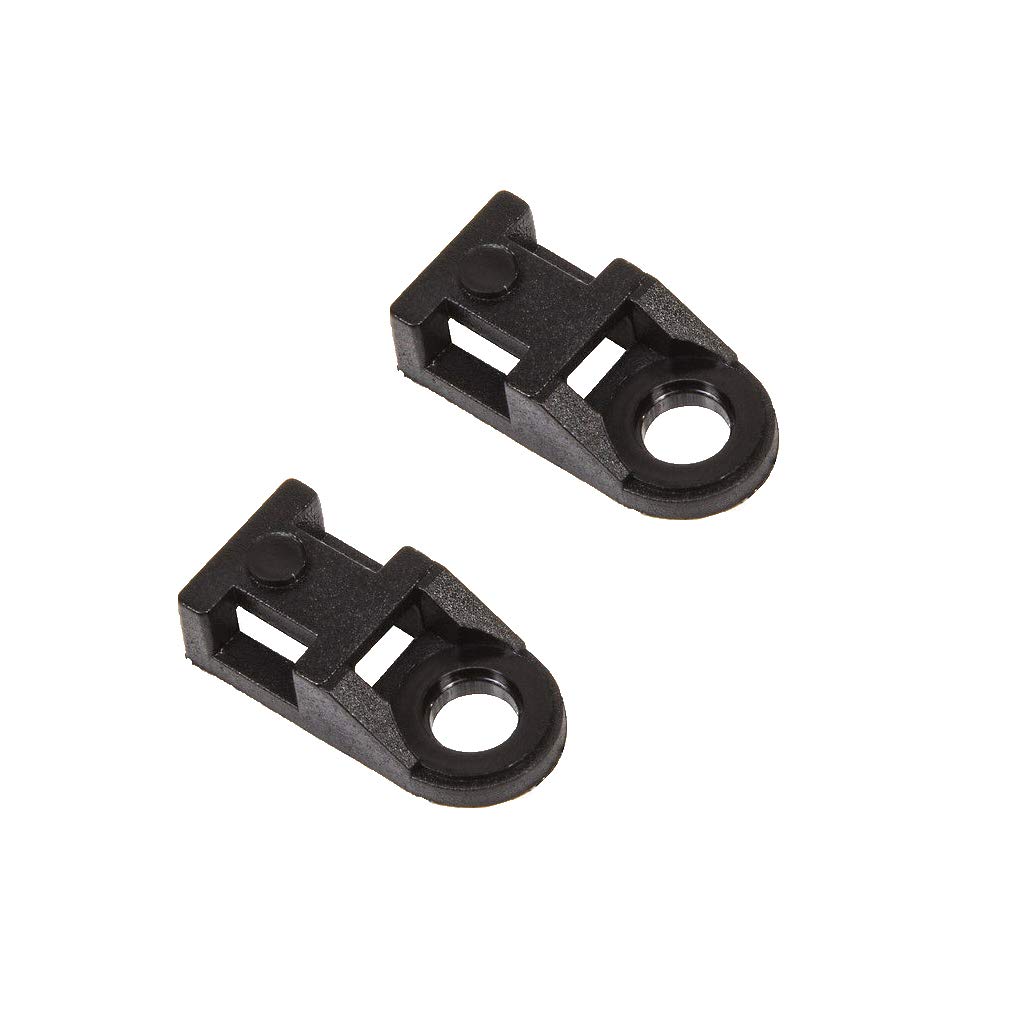 Ukcable-Ties Black Cable Tie Eyelets Bases Screw Mount Saddle 4.8Mm - Pack Of 100