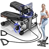 【 ステッパー 2025アップグレード版】 CHAOKE ステッパー ツイストステッパー プレミアム 筋トレ 有酸素運動 静音 体幹 ひねり くびれ ウエスト ダイエット トレーニング コア ステップ台 お腹 室内 運動器具 脂肪燃焼 宅トレ エクササイズ オリジナルのエア＋オイル駆動方式 最大承重量150kg 高齢者足を鍛える器具 保証5年