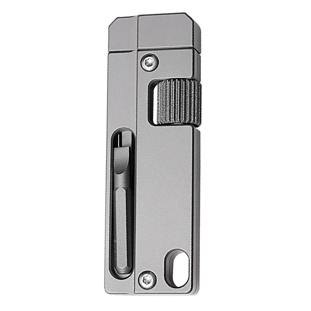 Wisyurt Titanium Alloy Mini Adjustable Spanner Wrench, Multitool Portable Repair Tool for Outdoor Use,Multifunctional Tool - Image 3