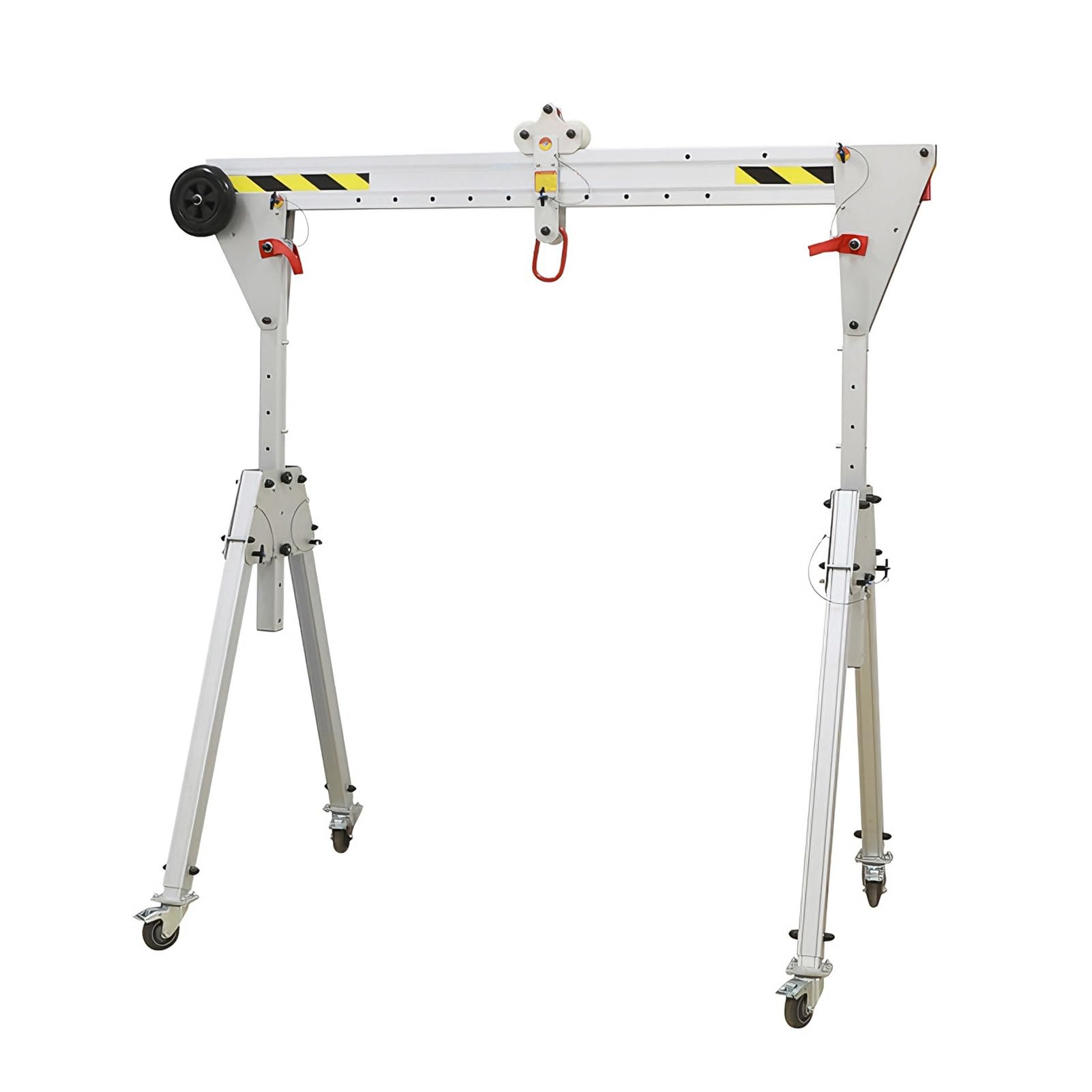 Tragbarer Portalkran (250–1000 kg), faltbar, aus Aluminiumlegierung, mit Universalrädern for optimale Mobilität(1100lb/500kg)