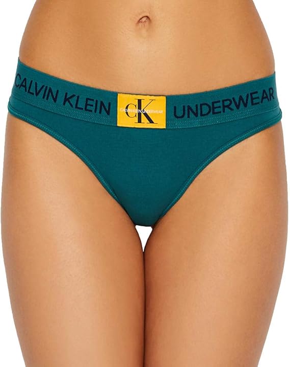 calvin klein monogram thong black
