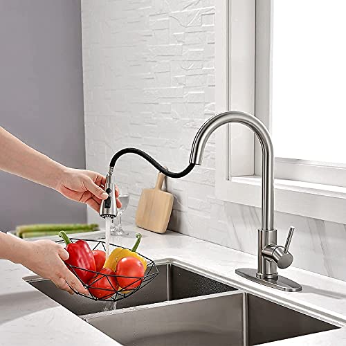 Image of ALTON SUS52055, Single Lever Sink Mixer, Brushed Nickel