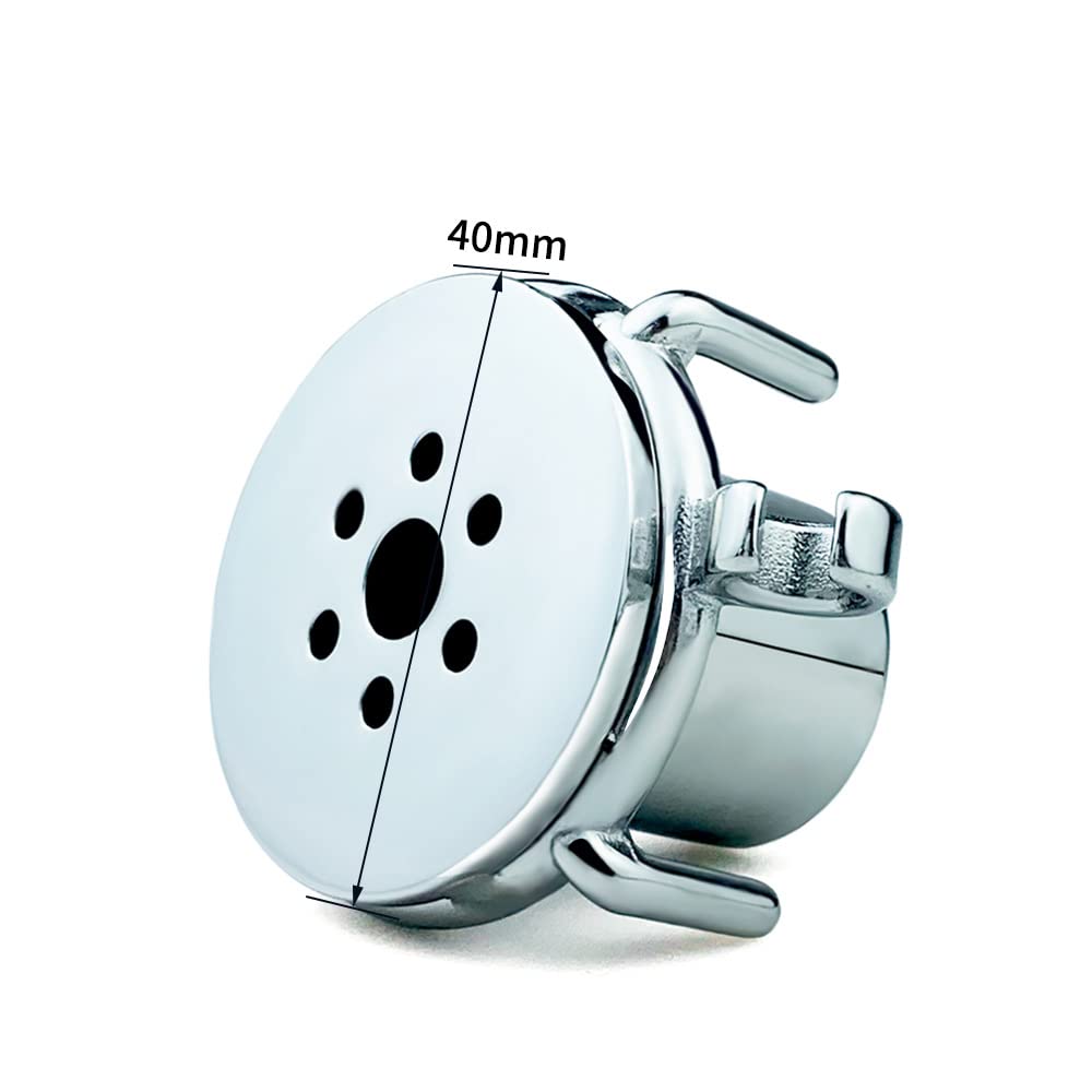 New Negative Inverted Stainless Steel Chastity Device Penis Cage with Invisible Lock FK-49 (Double-Ring 45mm): Single-ring 50mm