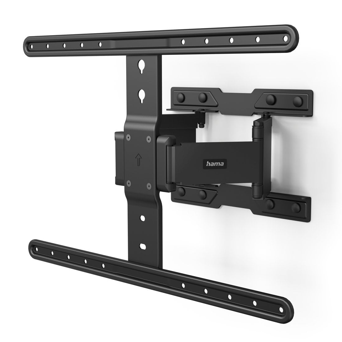 Hama Soporte de Pared para TV orientable, inclinable, Delgado (TV 37-90 Pulgadas, VESA 200 x 200 hasta VESA 600 x 400, hasta 50 kg, Soporte Extensible, Baja Distancia a la Pared, con Tacos Fischer),