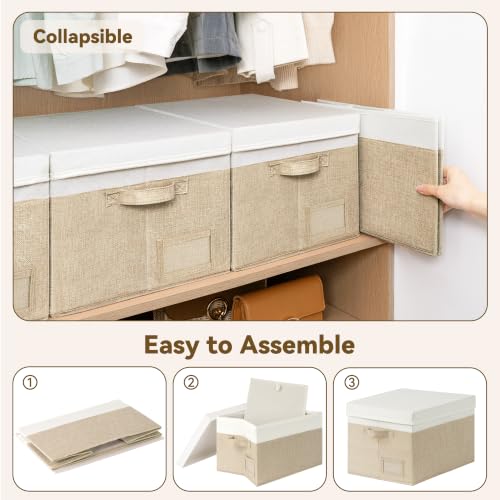 Image of GRANNY SAYS Storage Bins with Lids, Decorative Storage Boxes with Lids