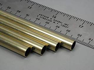 K & S PRECISION METALS 1151 5/16x36 RND BRS Tube, Pack of 1, Brass