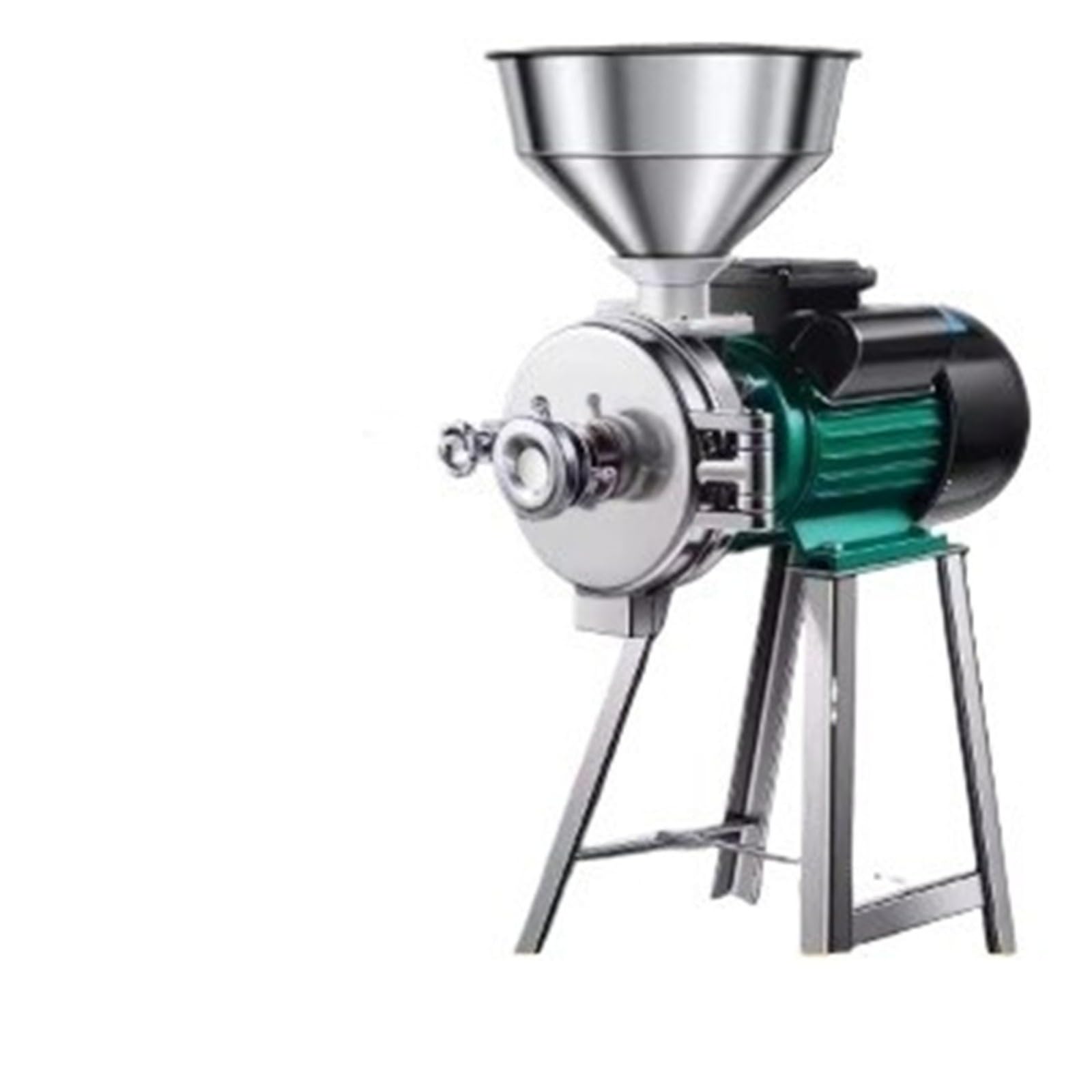 Macinino per cereali elettrico da 3000 W. per mais in acciaio inossidabile umido e secco,Polverizzazione fine