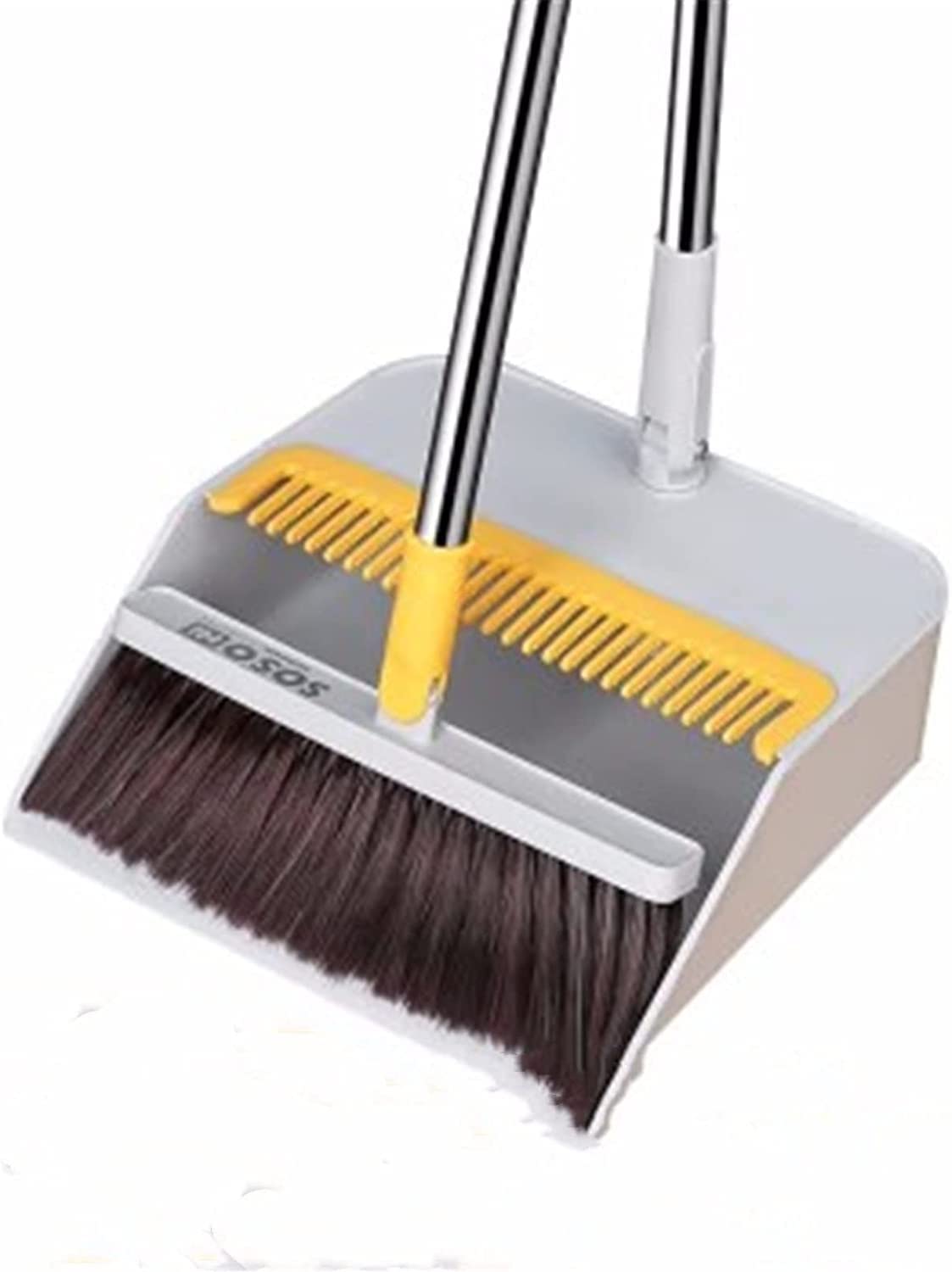 Jecrina 2 in 1 Foldable Broom Dustpan Set Sweeper Broom Household Floor Outdoor Indoor Magic broom Windproof Comb Tooth Set Sweep Rotatable Folding Storage Cleaning Tools (B0BLW1DDTT) Amazon Price History, Amazon Price Tracker