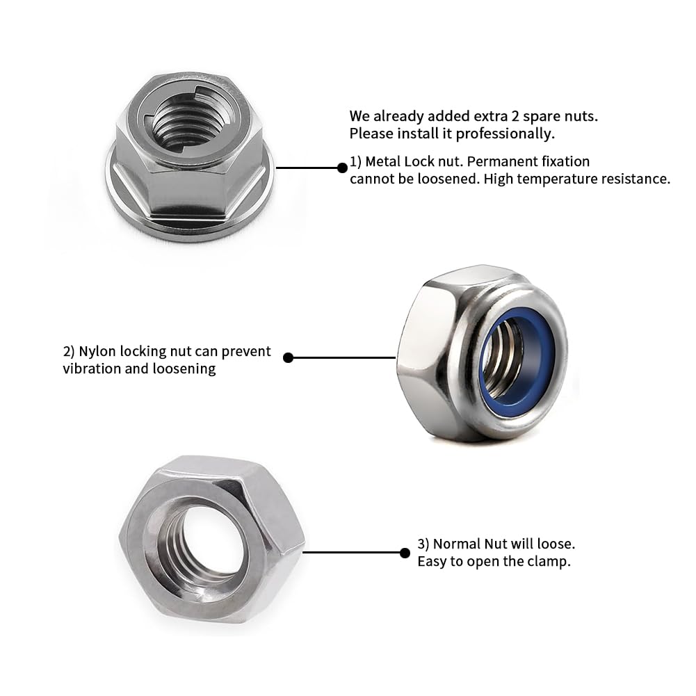 RCCT 2,5 Zoll Auspuff V-Band Schelle Edelstahl 304 Kit – mit 2PCS Male & Female Flansch, 63.5mm V-Band Clamp, Anschweißringe & Zentrierringe für Turbos (2.5In(63.5mm))