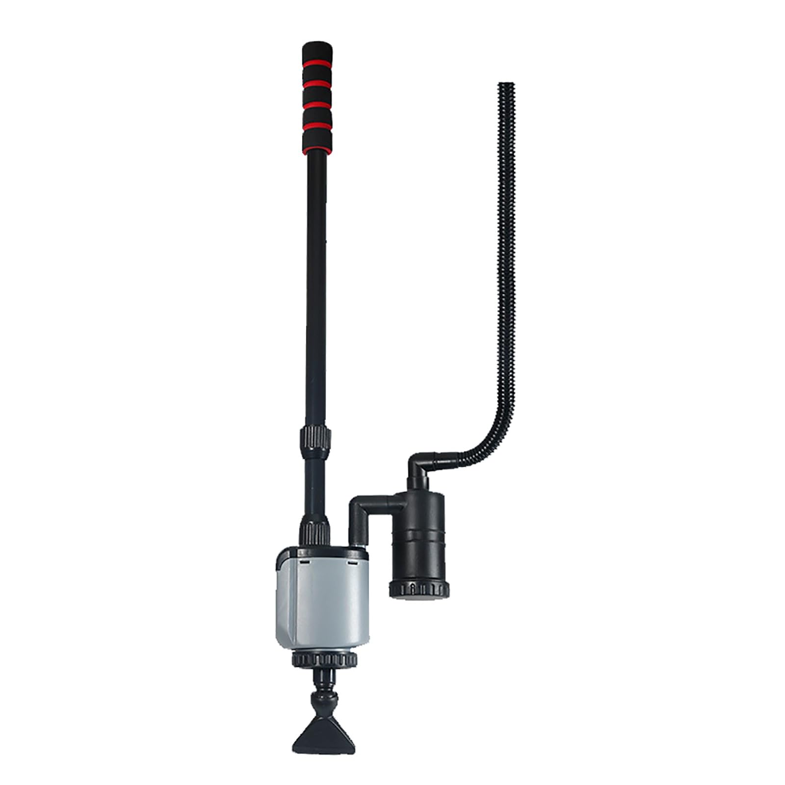 Nettoyeur D'aquarium, Nettoyeur D'algues, Nettoyeur D'aquarium Automatique 4 en 1, Puissance Élevée, Convient pour Changer l'eau, Laver Le Sable et Faire Circuler l'eau(30W)