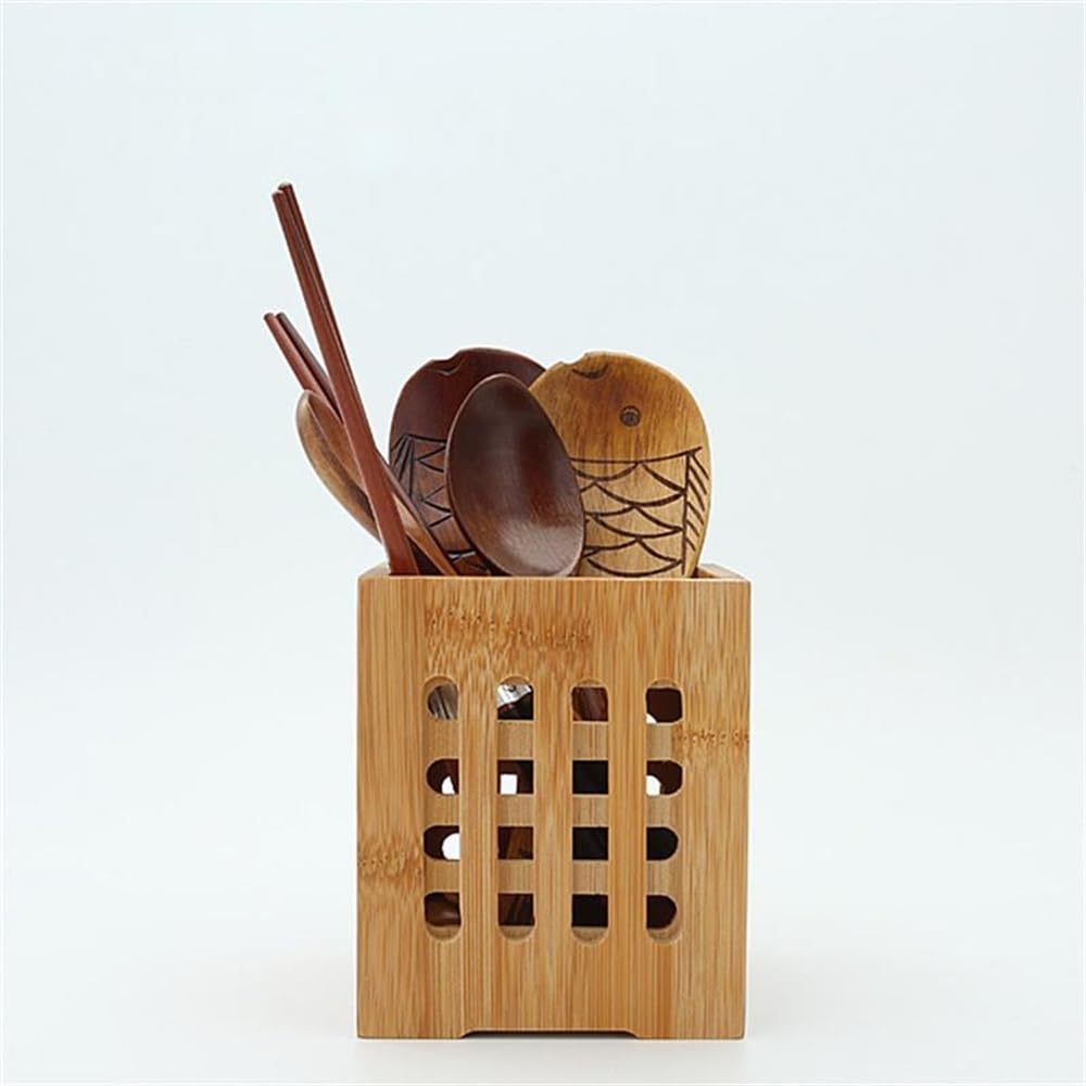 Porte-ustensiles Porte-ustensiles, Grand Organiseur d'ustensiles de Cuisine, Porte-Couverts, Pot de Rangement for Outils de Cuisine, for pub ou Restaurant Égouttoir à Couverts