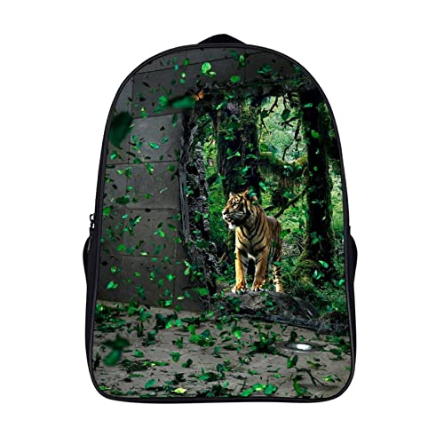 Sac à dos scolaire tigre pour enfants et ados | Cartable décontracté 40x28x16cm