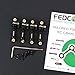FEDCO SCX24 Shocks 32MM Oil-Filled Shocks CNC Aluminum Threaded Shock Absorber For Axial SCX24 Upgrade Parts 1/24 RC Crawlers