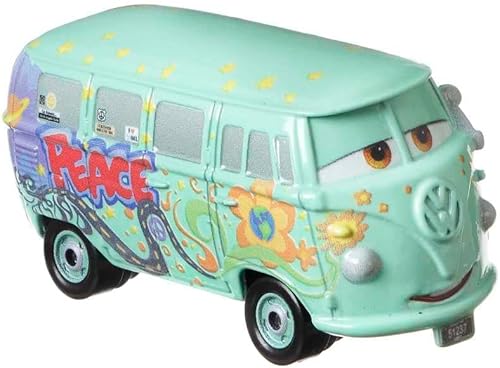 Miniatura 2 de Disney Cars Toys Fillmore fundido a presión con nuevo vehículo de expresión