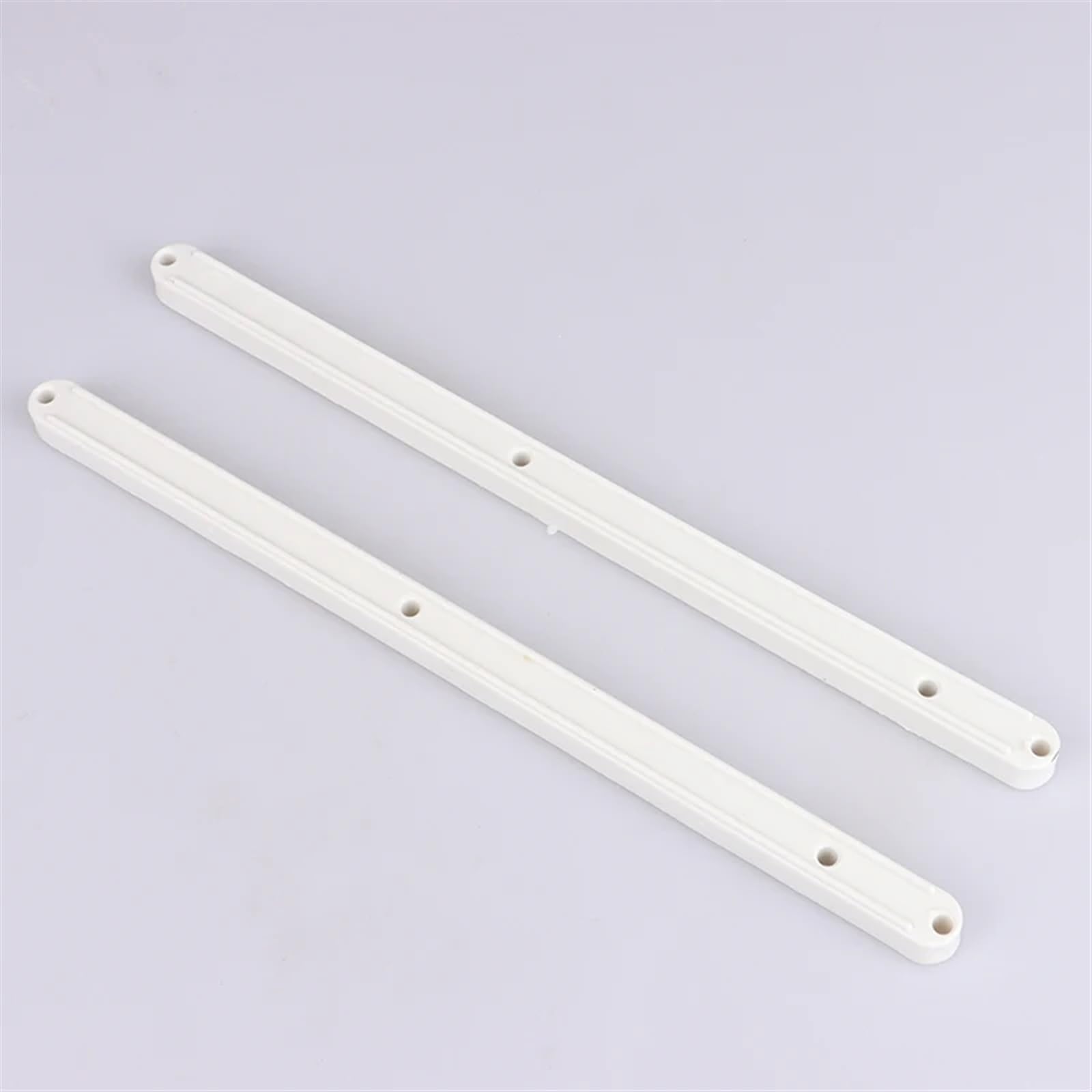 Oumifand C 2Pcs Plasti Slide Rail Guide Bedside Abinet Wardrobe Pulley Side Mounted Wheel For Drawer Door(C)
