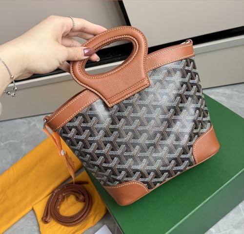 Bolso cruzado de cuero genuino para mujer HIONRE miniatura 3
